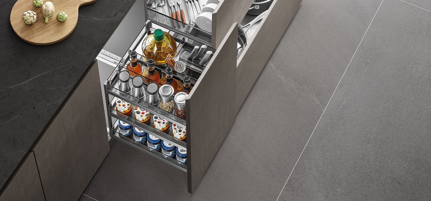 Kitchen Matt Grey Series Tall Units